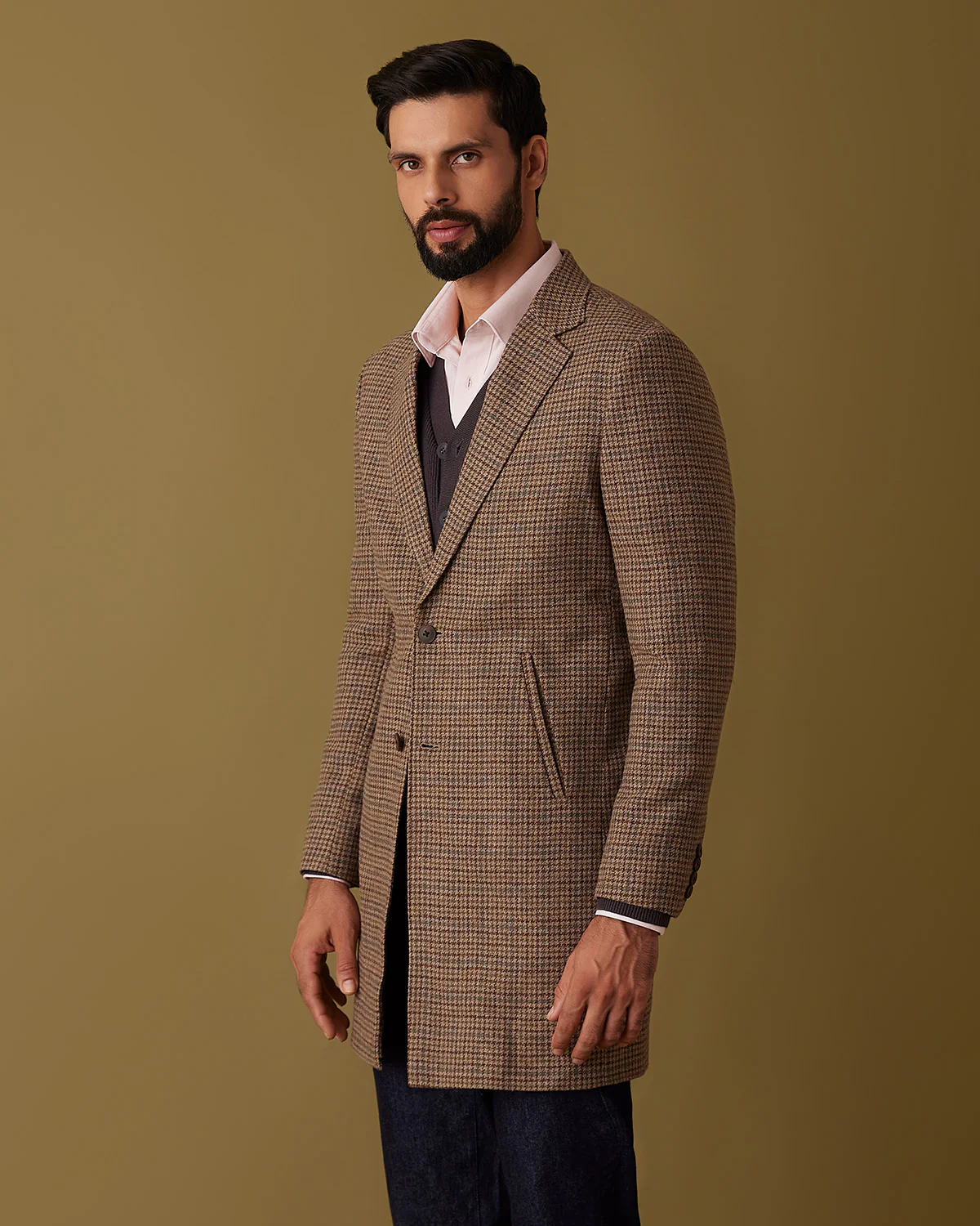 Bracken Houndstooth Tweed Jacket - Error. - Image 6