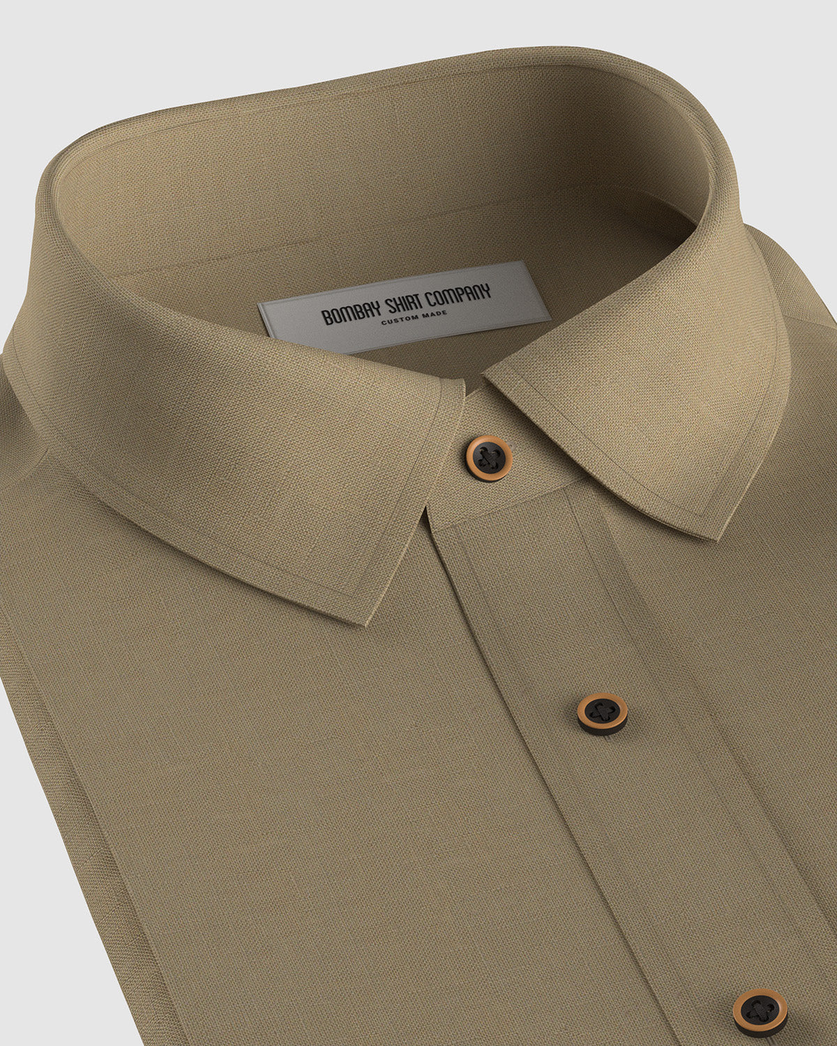100% Linen Shirt - Beige