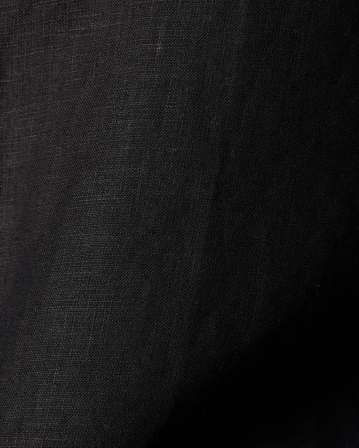 100% Linen Shirt - Black