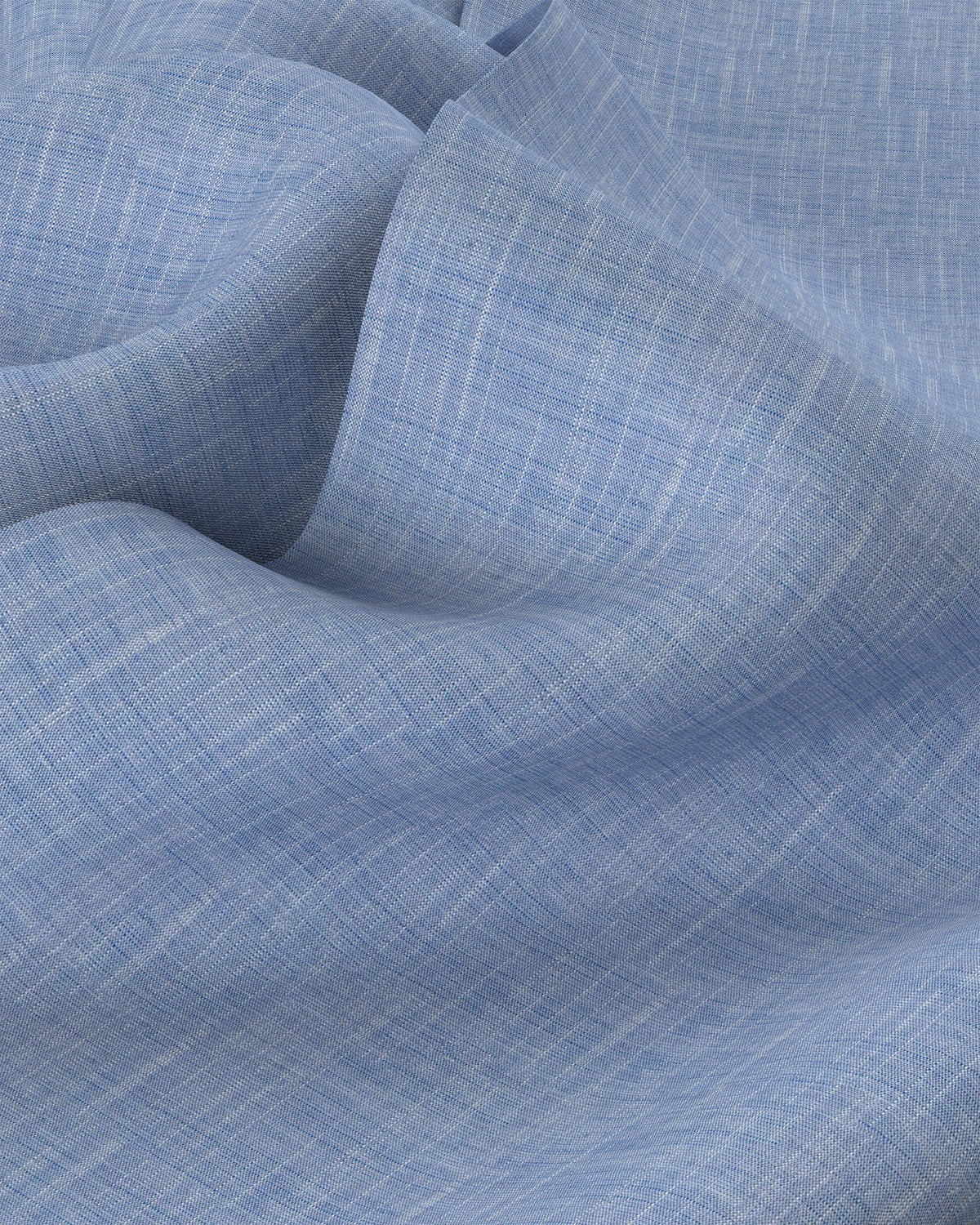 100% Linen Shirt - Blue - Image 3