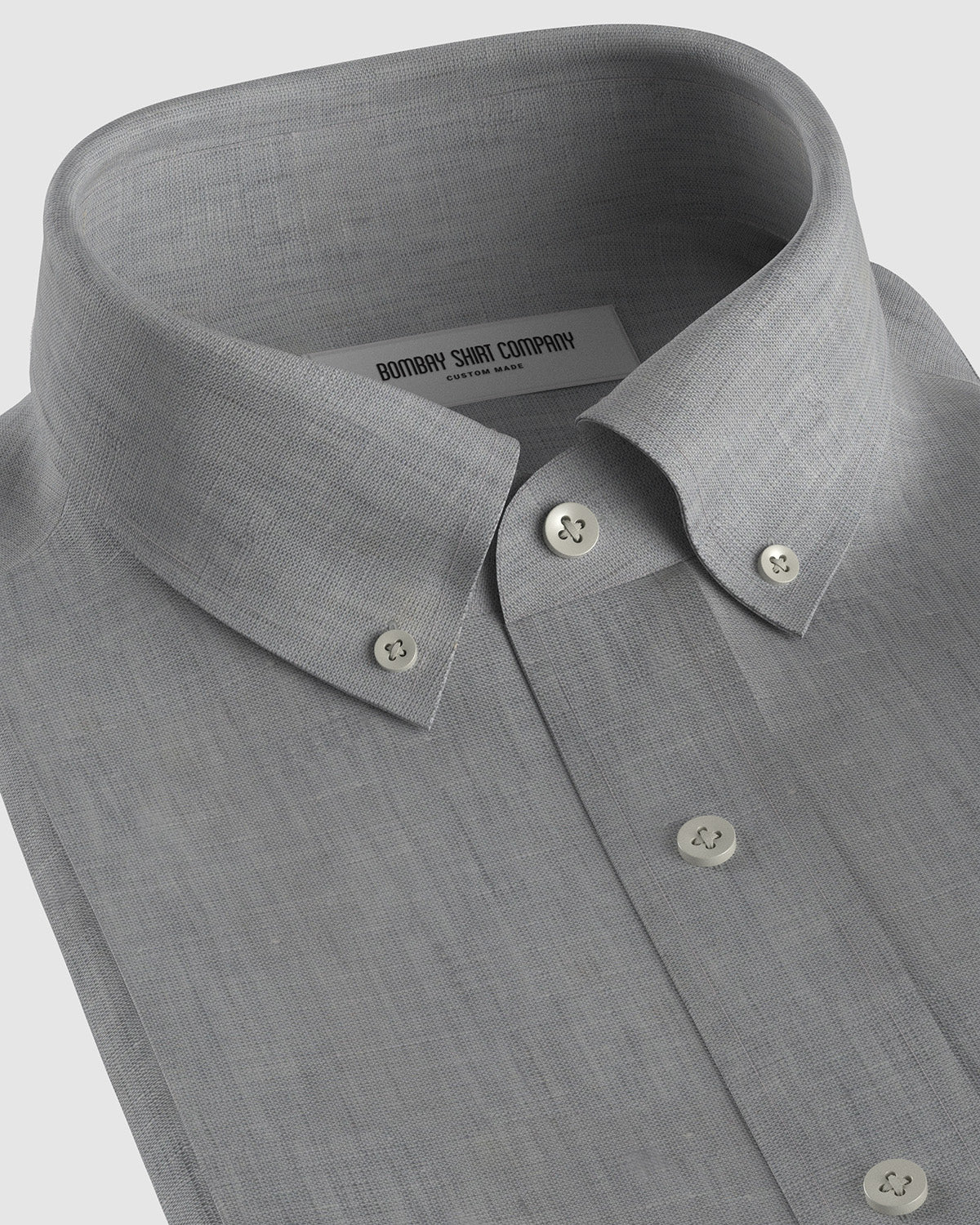 100% Linen Shirt - Grey