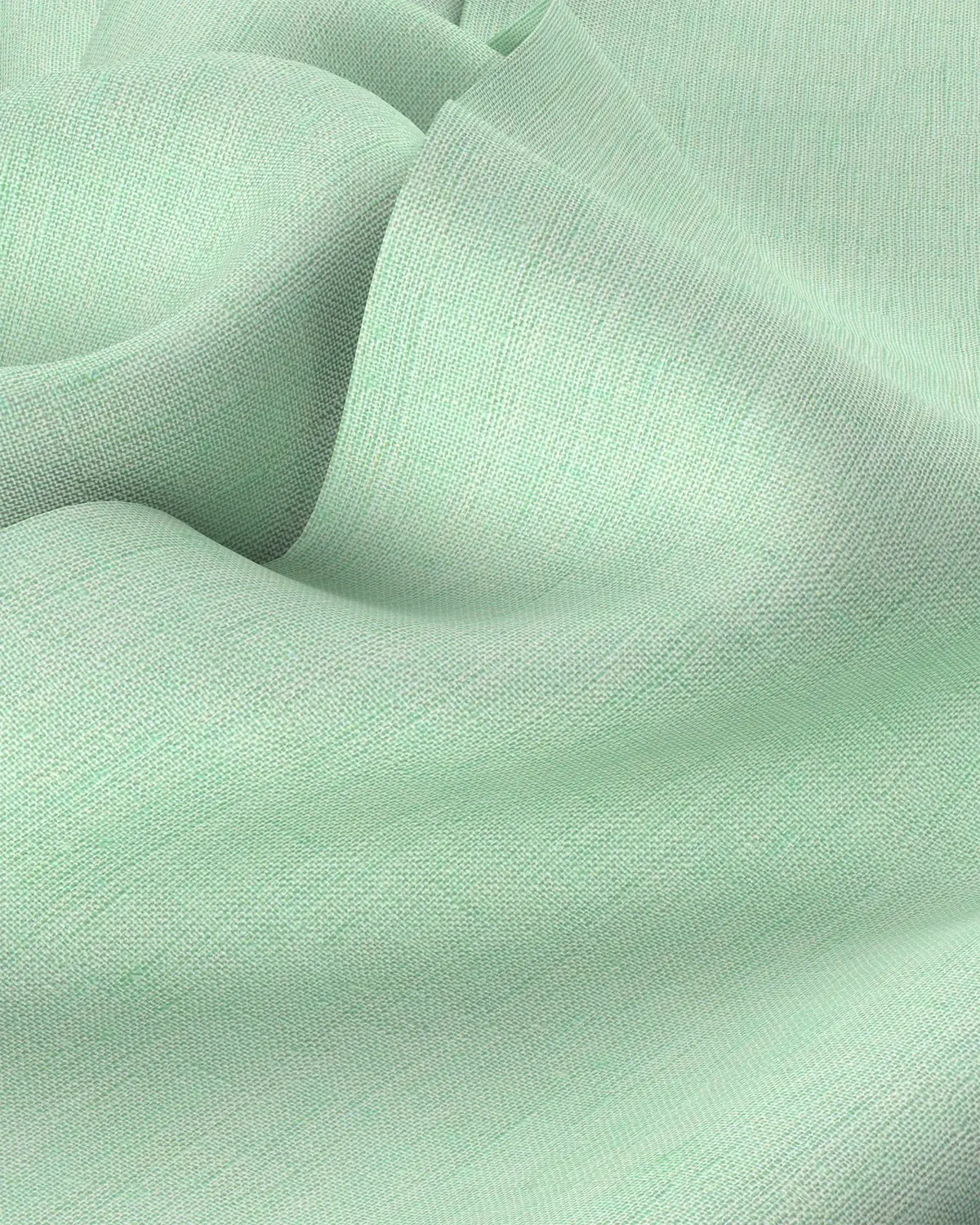 100% Linen Shirt - Light Green - Image 3
