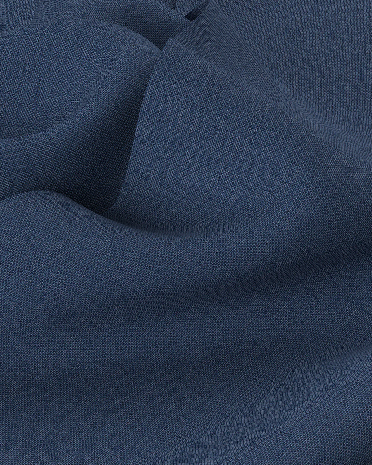 100% Linen Shirt - Navy - Image 3