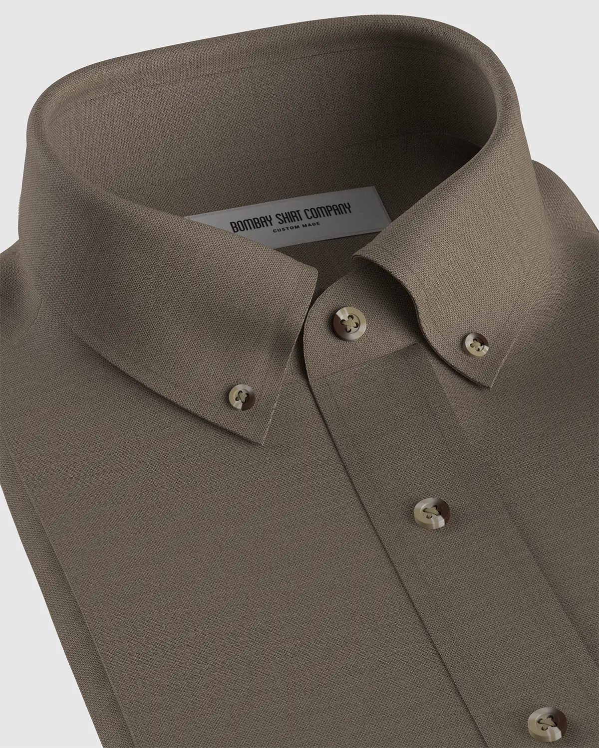 100% Linen Shirt - Olive