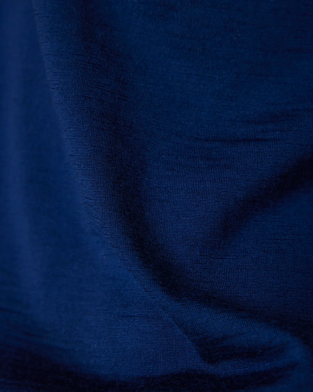 100% Merino Wool Polo - Dark Blue - Image 6