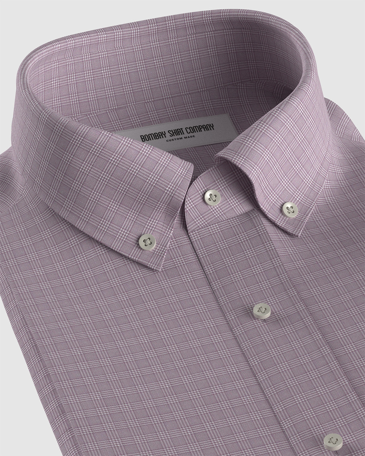 Aldwych Dobby Checked Shirt - Maroon
