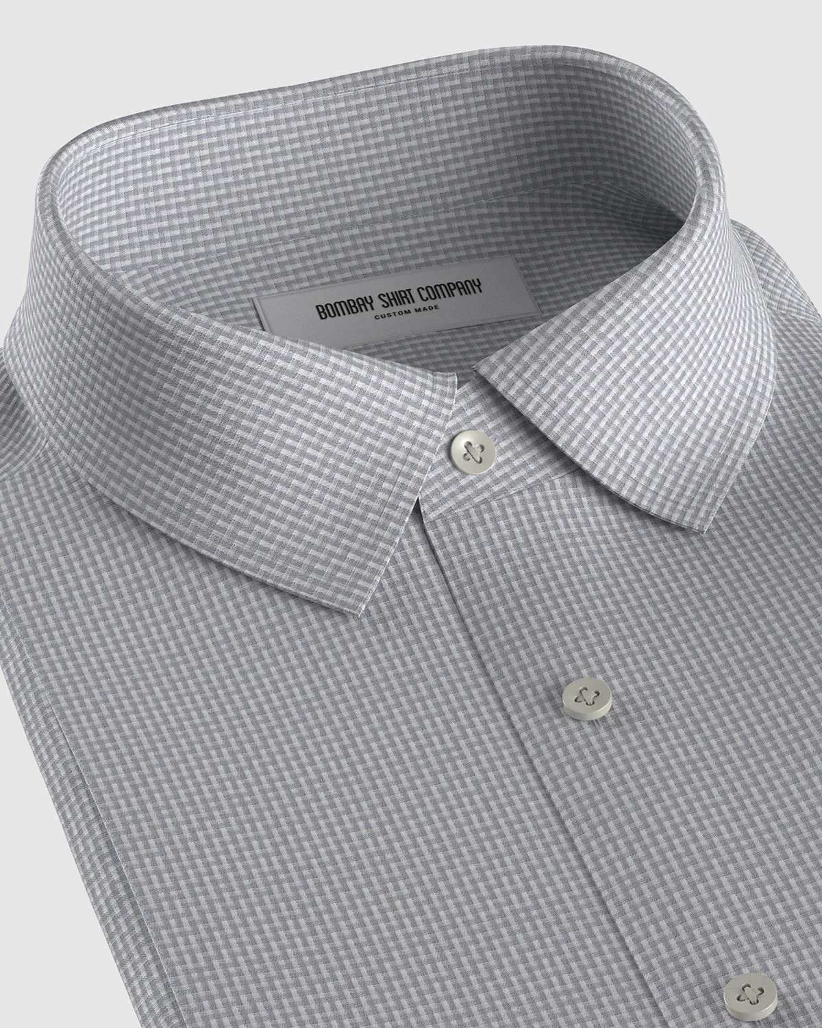 Altair Dobby Shirt - Grey & White