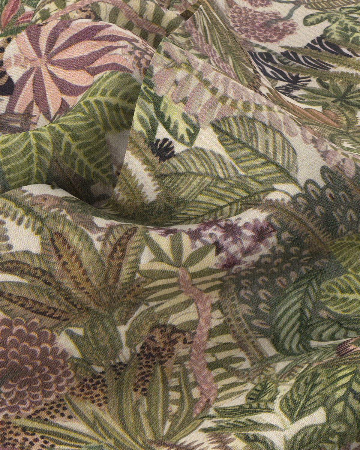 Amaria Cotton Silk Printed Shirt - Multicoloured - Image 3