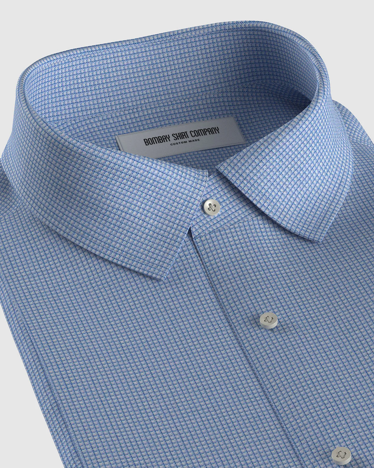 Aries Dobby Checked shirt - Blue