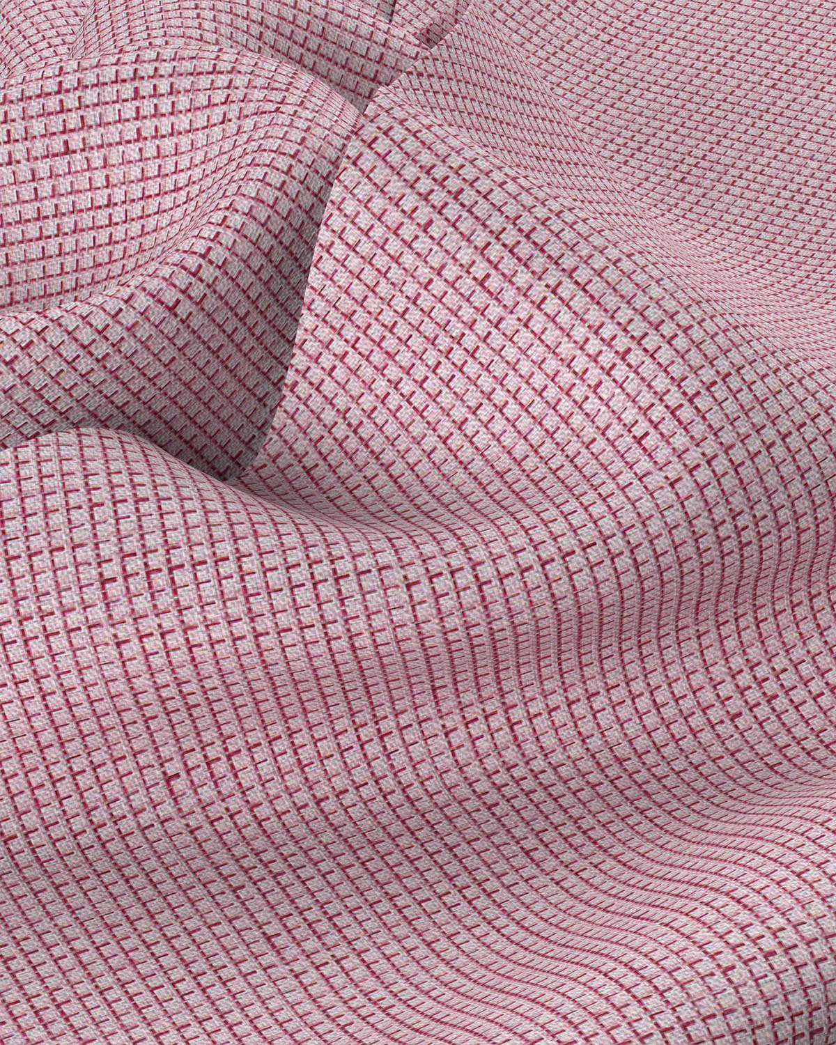 Aries Dobby Checked Shirt - Pink - Image 3