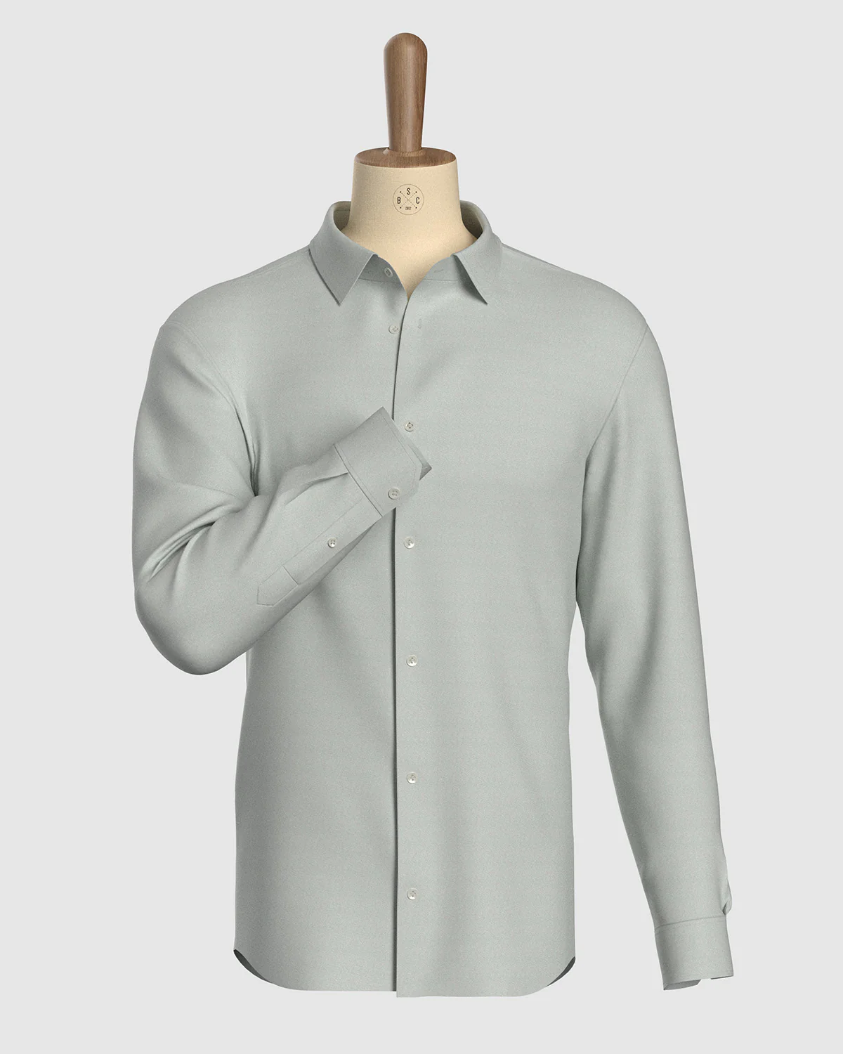 Arista Twill Shirt - Green - Image 2