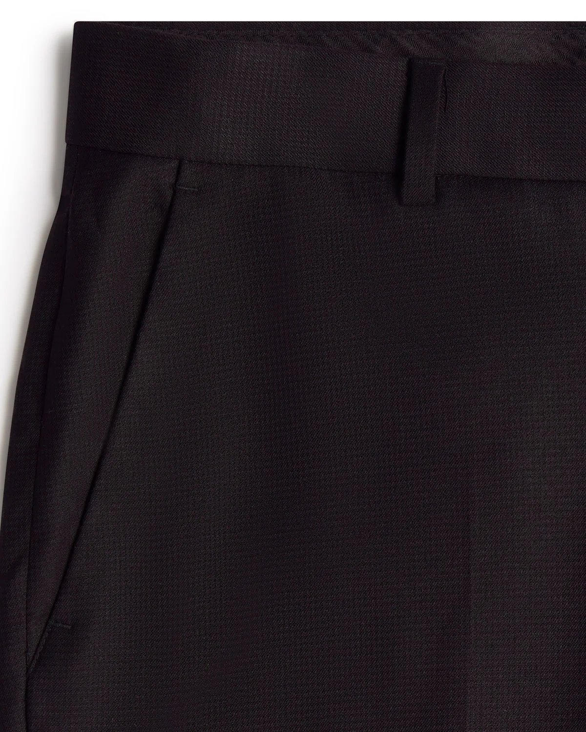 Astra Blended Cotton Dress Pants - Black - Image 2