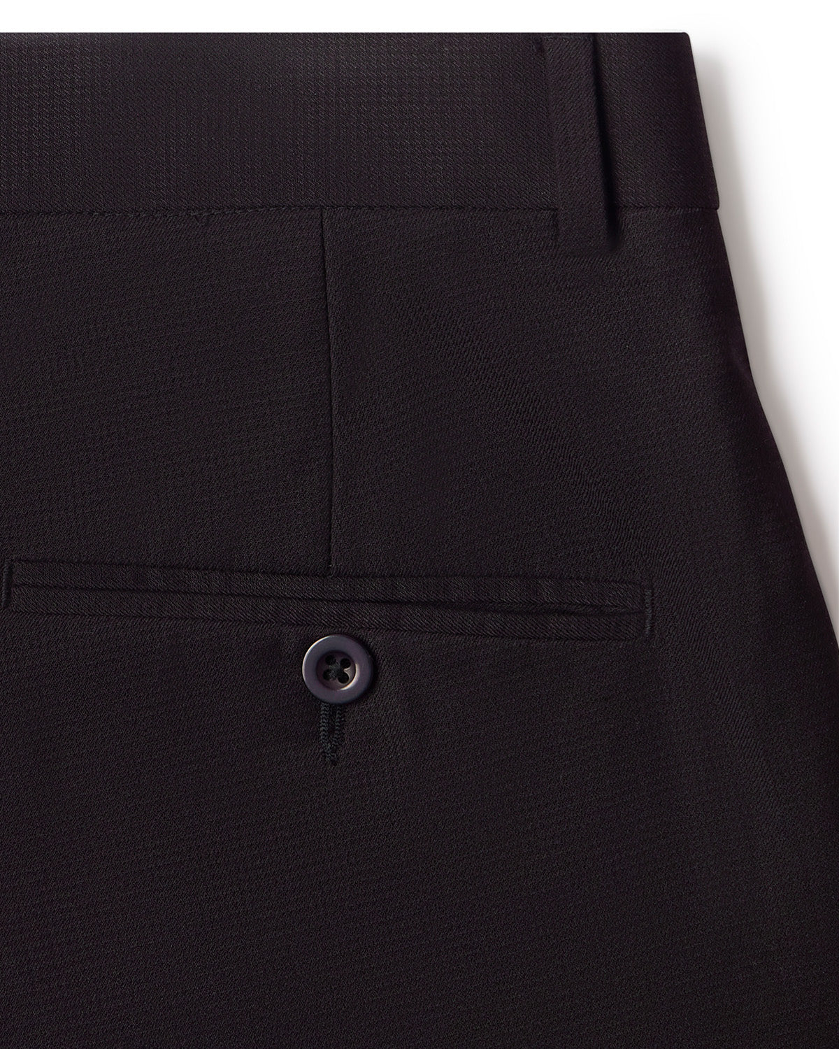 Astra Blended Cotton Dress Pants - Black - Image 4