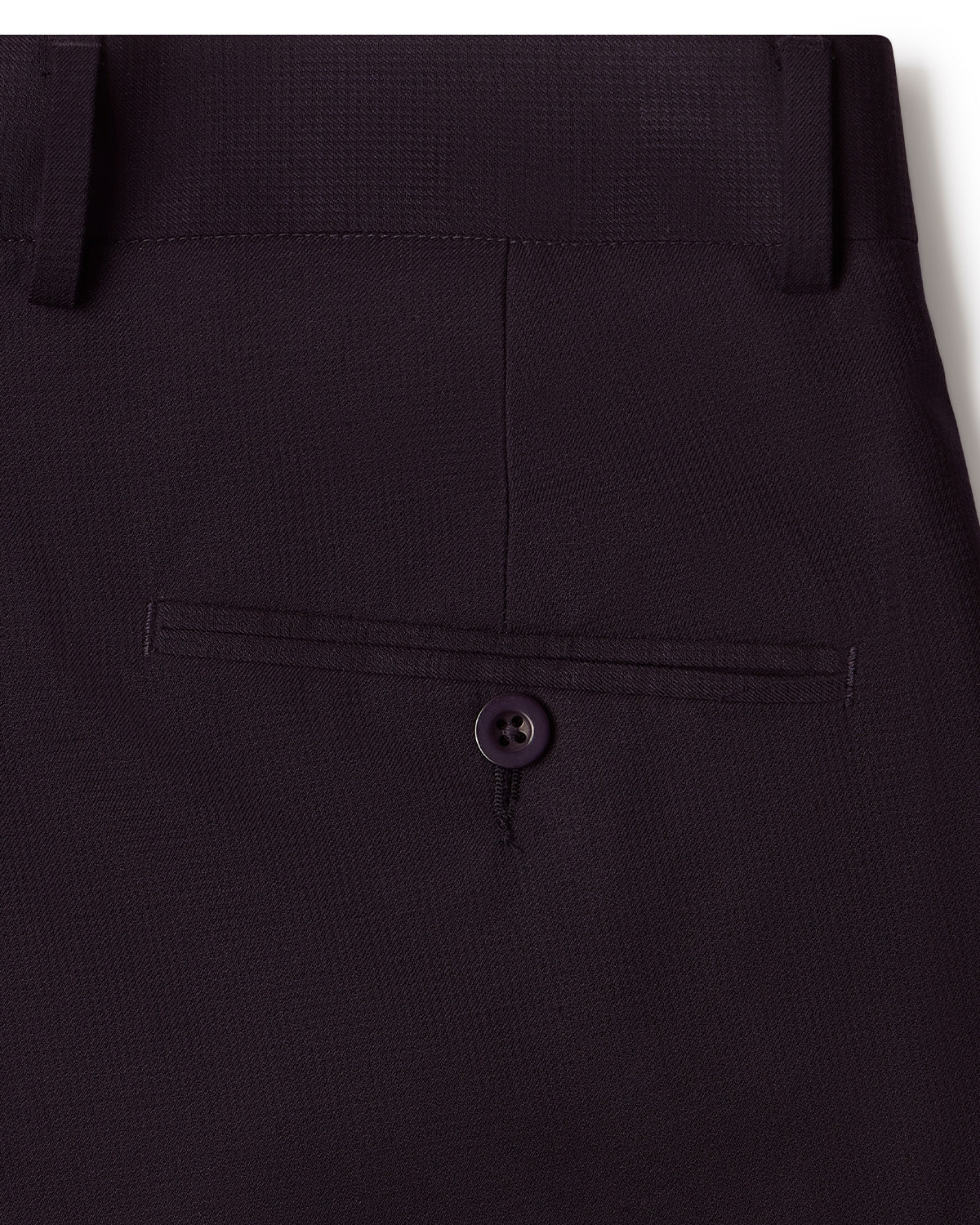 Astra Blended Cotton Dress Pants - Navy - Image 4