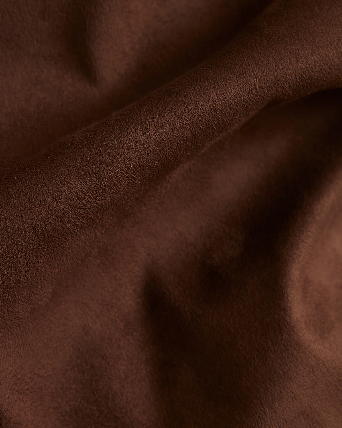Atelier Stretch Suede Shacket - Dark Brown - Image 5