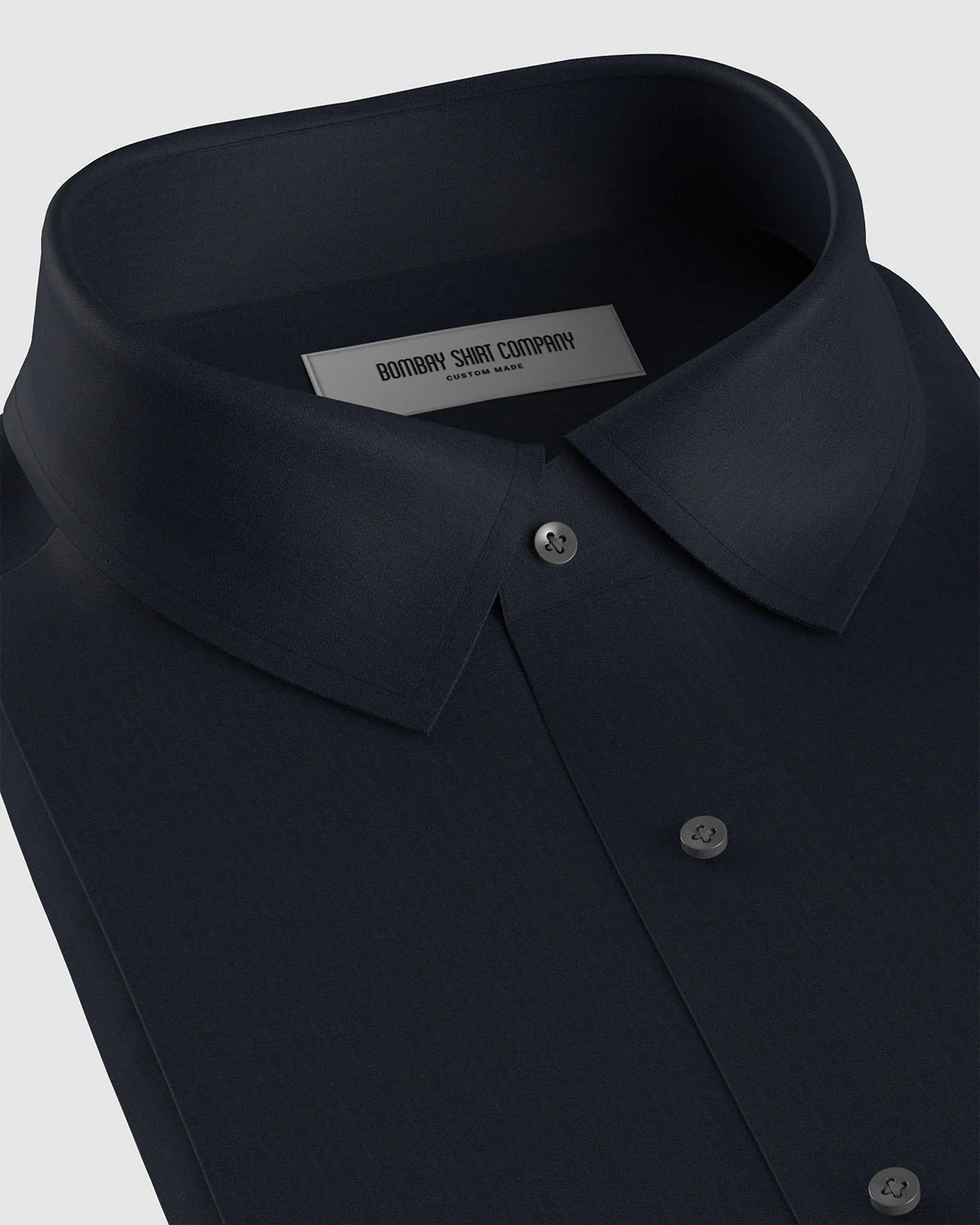 Atlas Satin Shirt - Navy