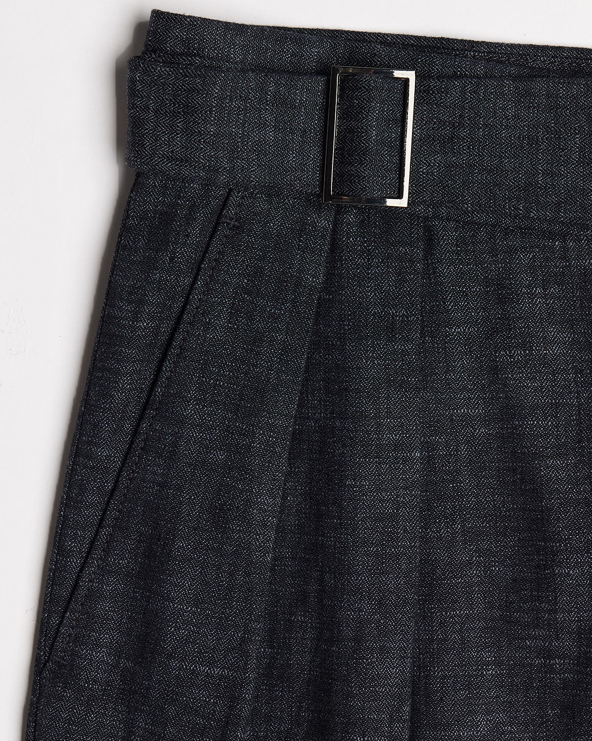 Avorio Cotton Linen Neapolitan Dress Pants - Bluish Grey - Image 4