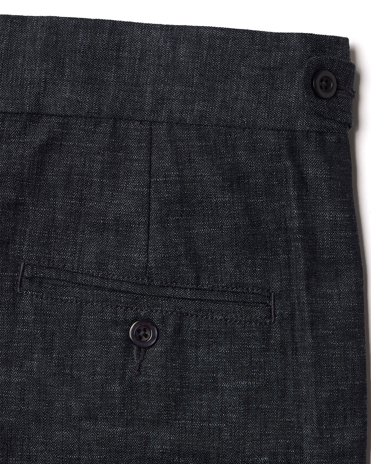 Avorio Cotton Linen Neapolitan Dress Pants - Bluish Grey - Image 5