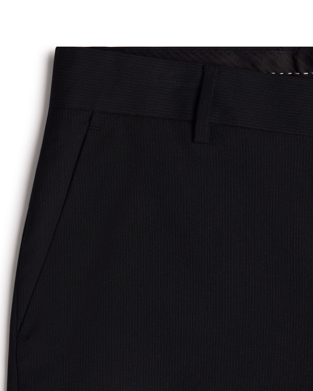Axiom Stretch Self-Striped Dress Pants - Black - Image 2