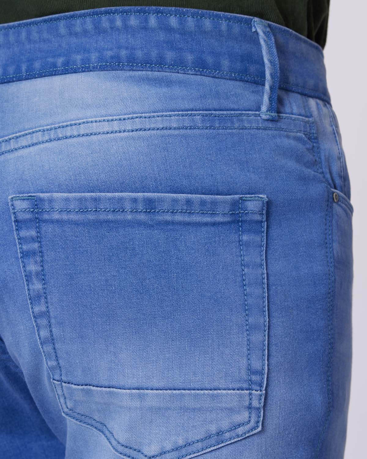 Azure Cloud Wash Stretch Jeans - Image 4