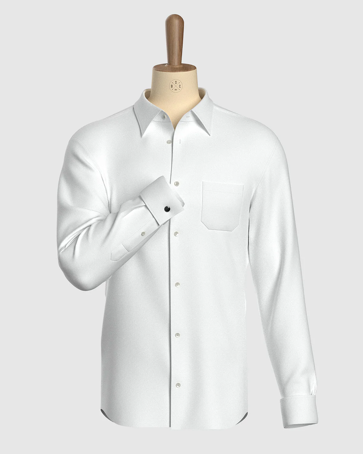 Benton Twill Shirt - White - Image 2