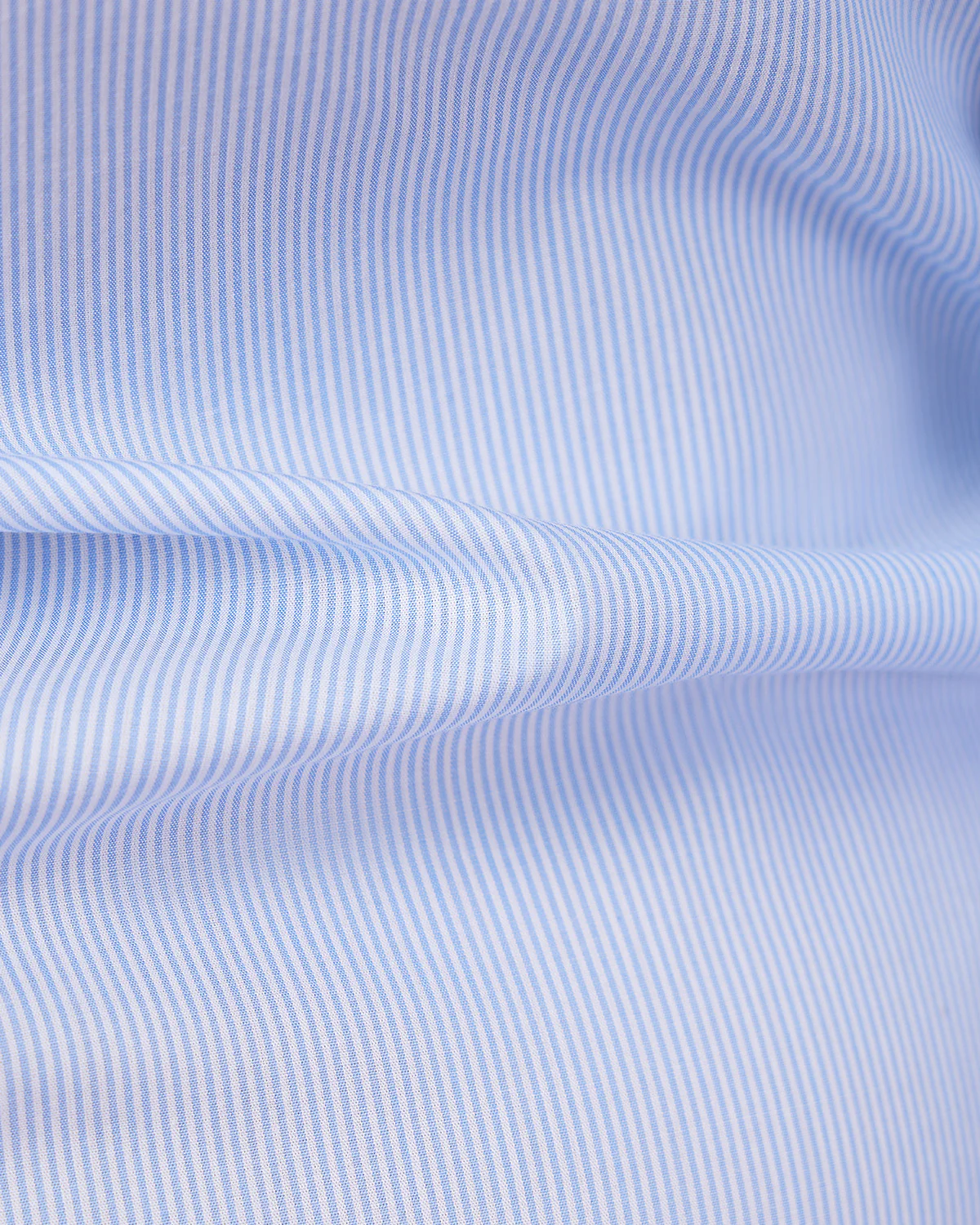 Blue Cotton Modal Striped Shirt - Image 5