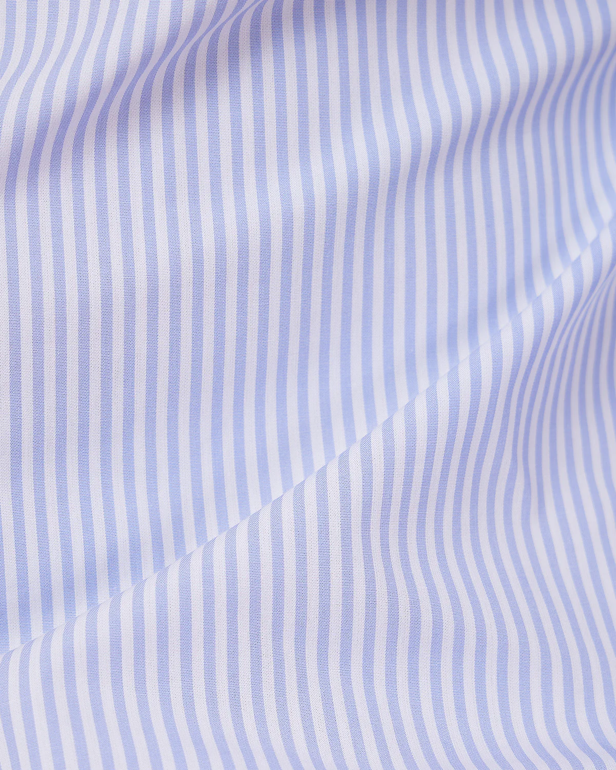 Blue Banker Poplin Striped Shirt - Image 5