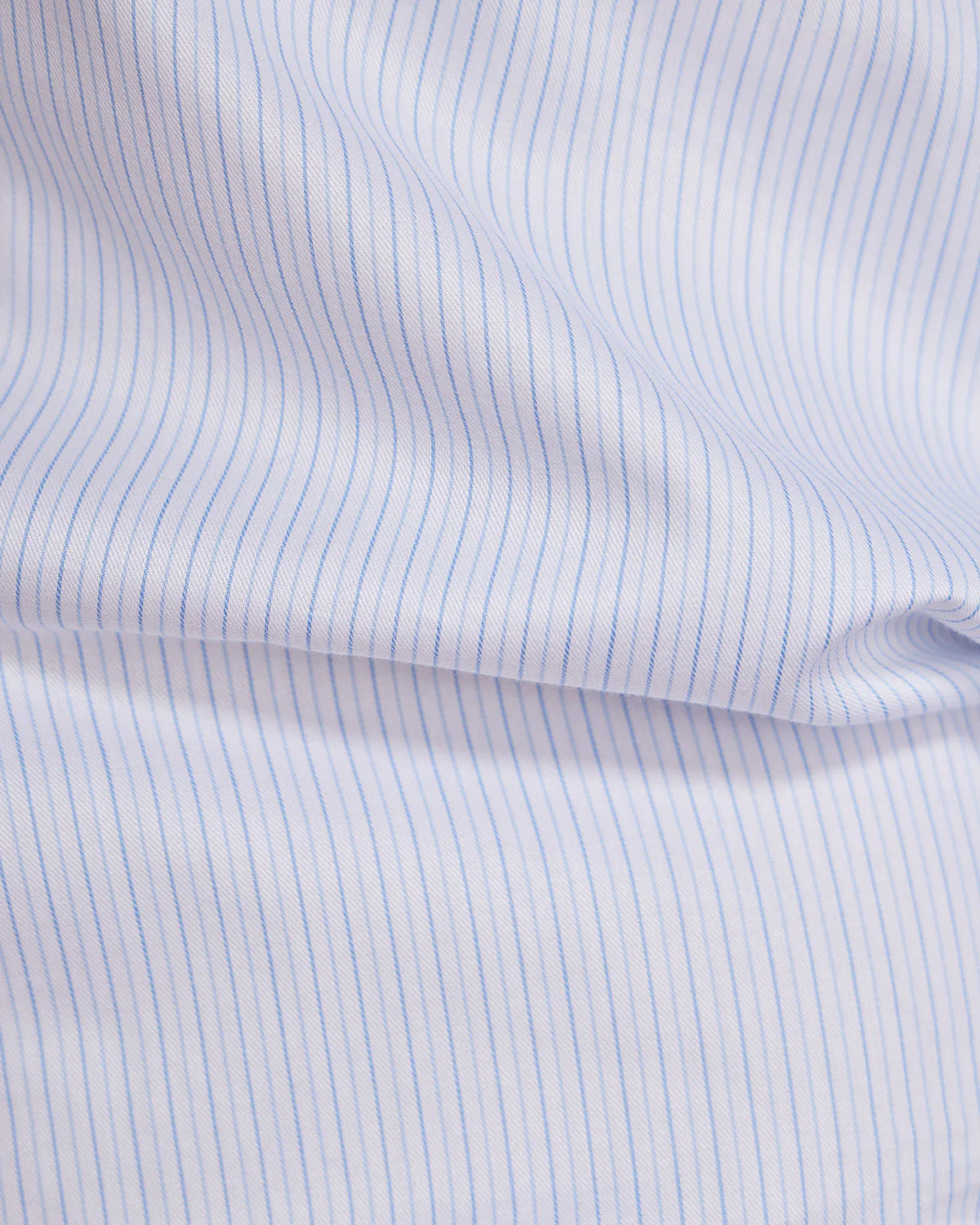 Blue Twill Striped Shirt - Image 6