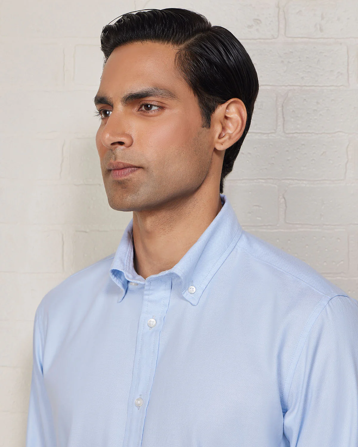 Blue Washed Oxford Shirt - Image 3