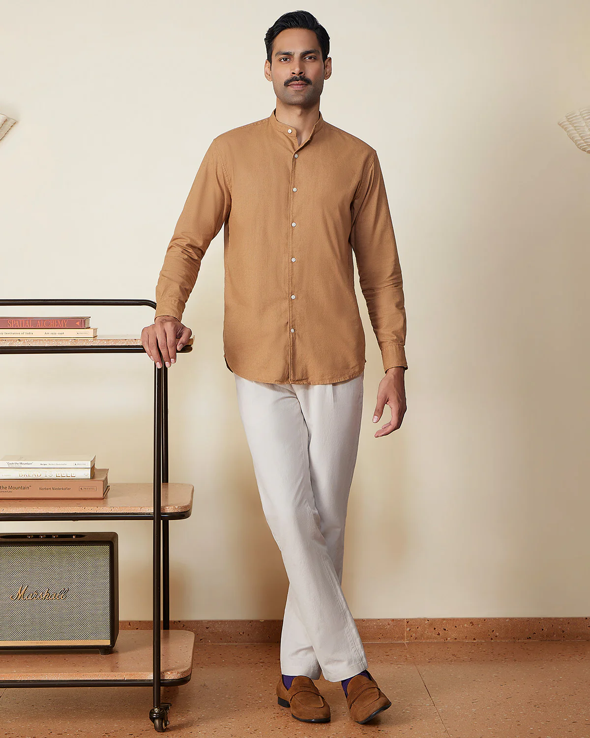 Breezescape Cotton Linen Pants - Beige - Image 2