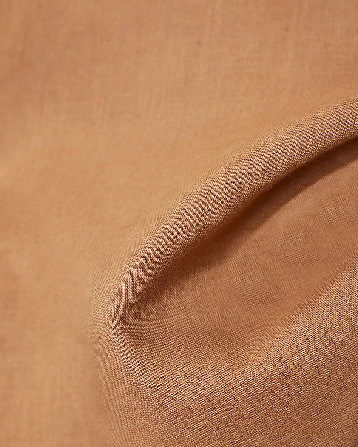Brown Cotton Linen Shirt - Image 5