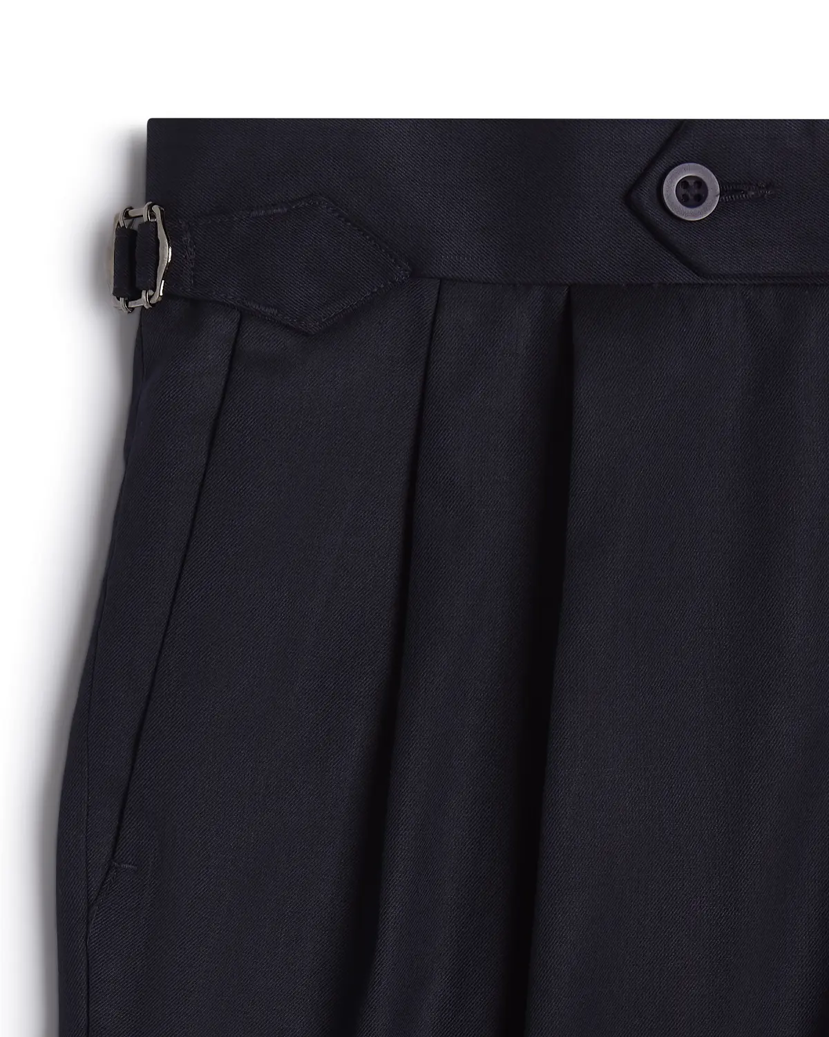 Cascade Relaxed Neapolitan Dress Pants – Navy - Image 4