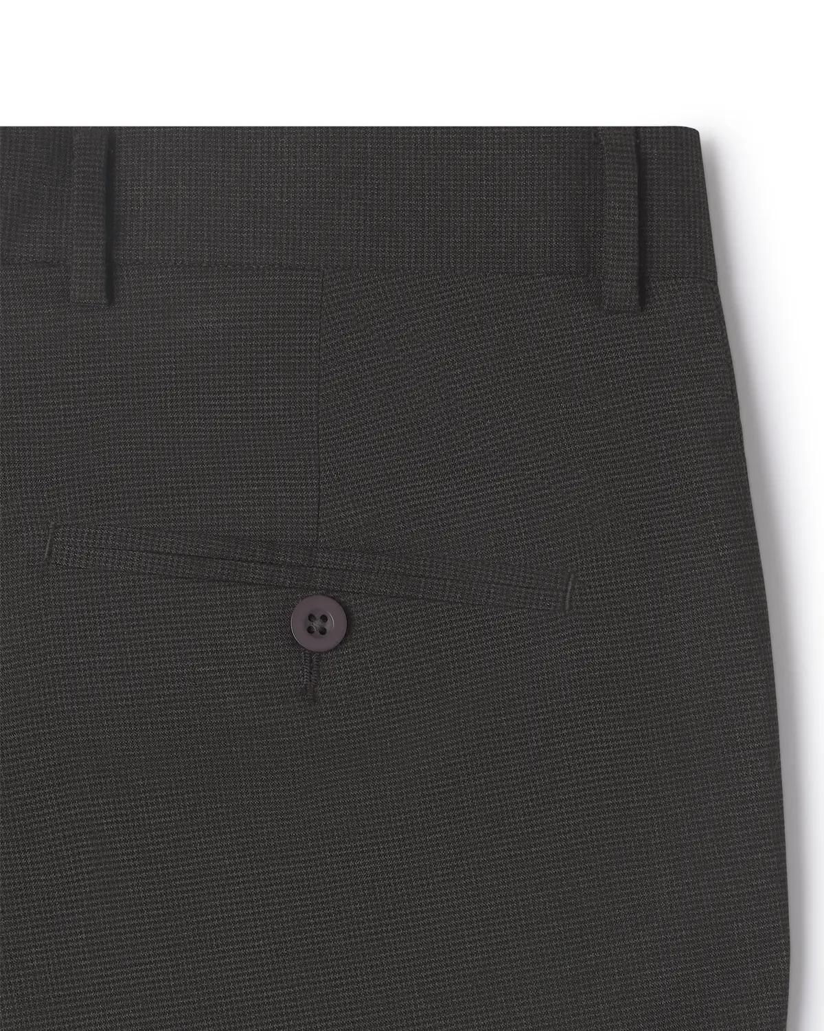 Cavello Houndstooth Stretch Dress Pants - Black - Image 4