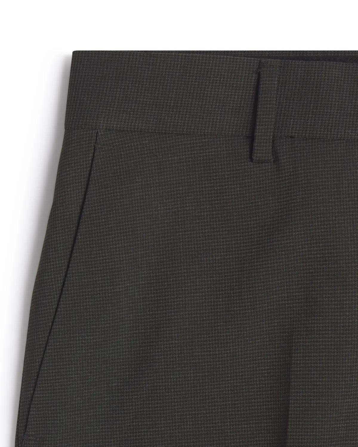 Cavello Houndstooth Stretch Dress Pants - Black - Image 5