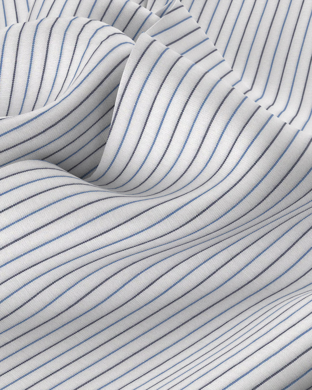 Centaur Oxford Striped Shirt - Blue & Black - Image 3