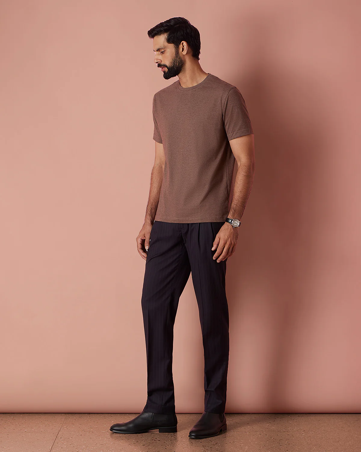 Cityof Melange T-shirt - Brown - Image 3