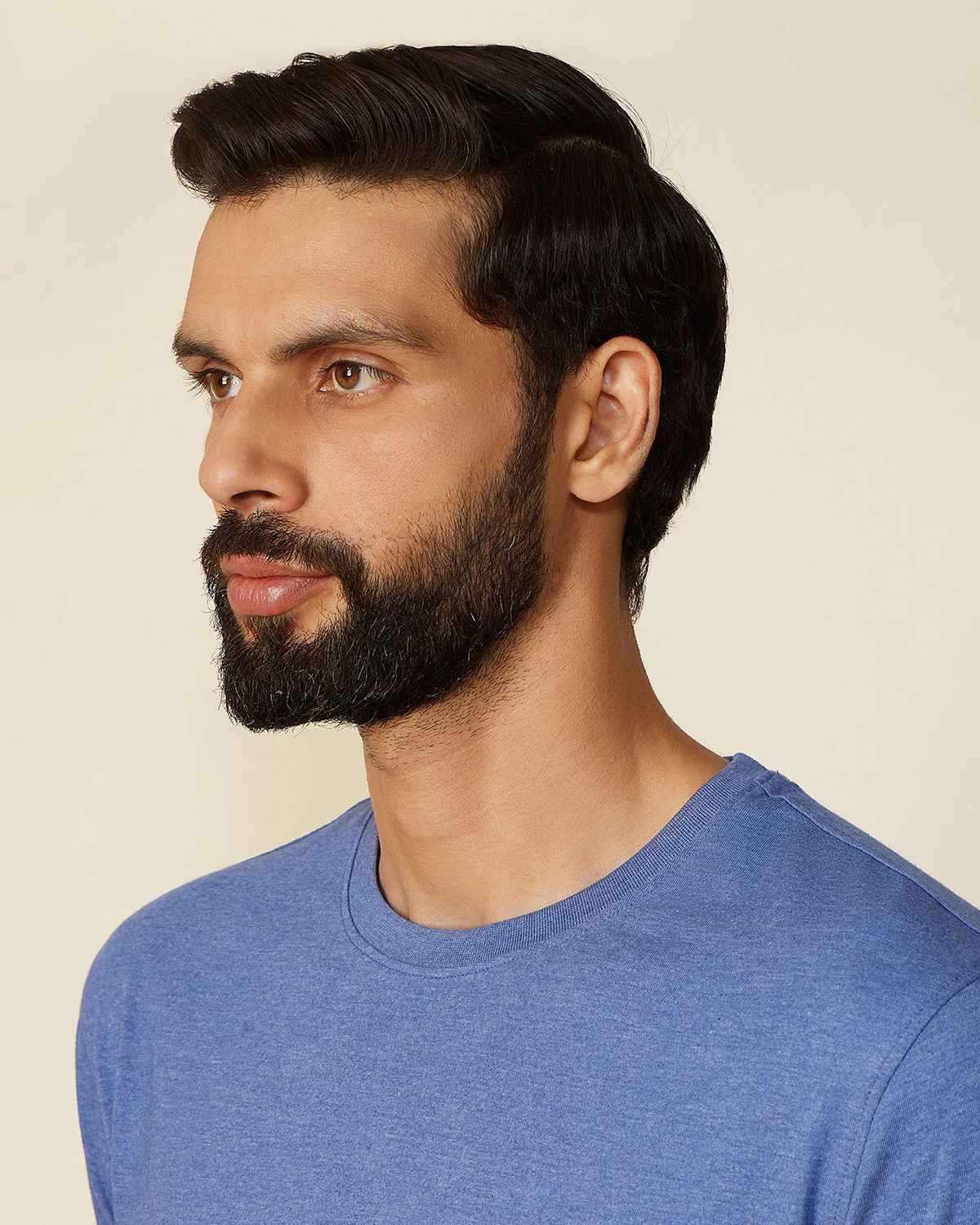 Cityof Melange T-shirt - Mid Blue - Image 3