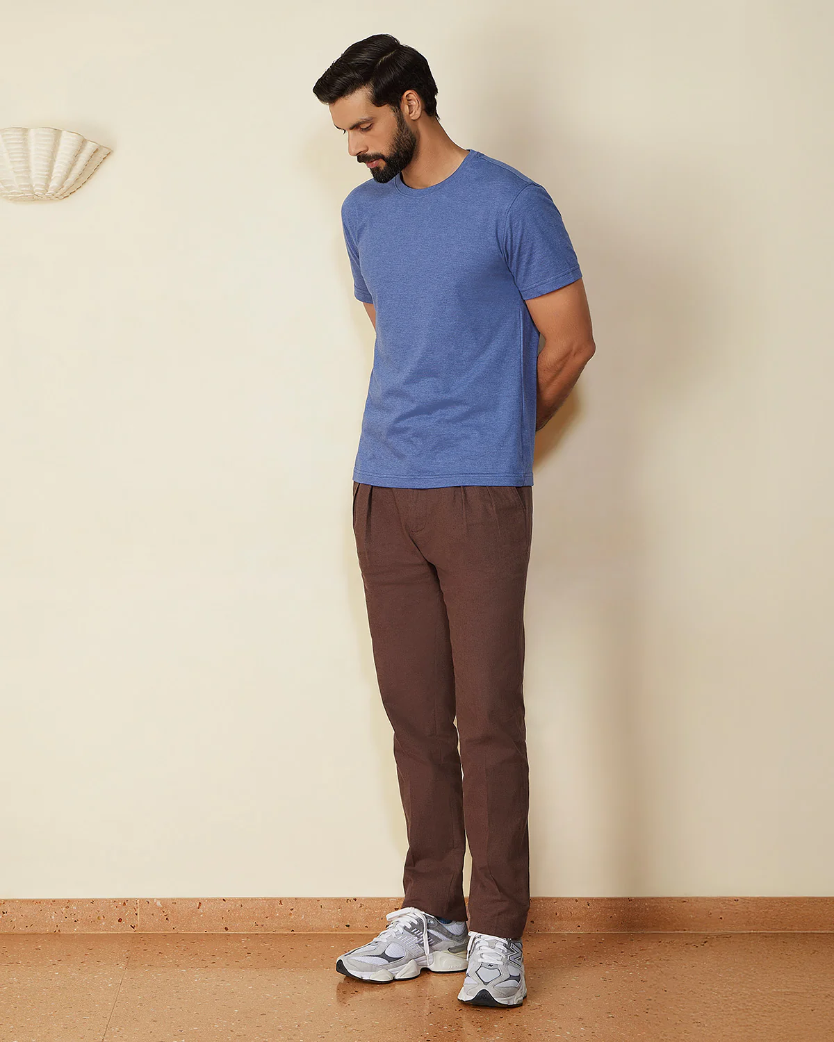 Cityof Melange T-shirt - Mid Blue - Image 5