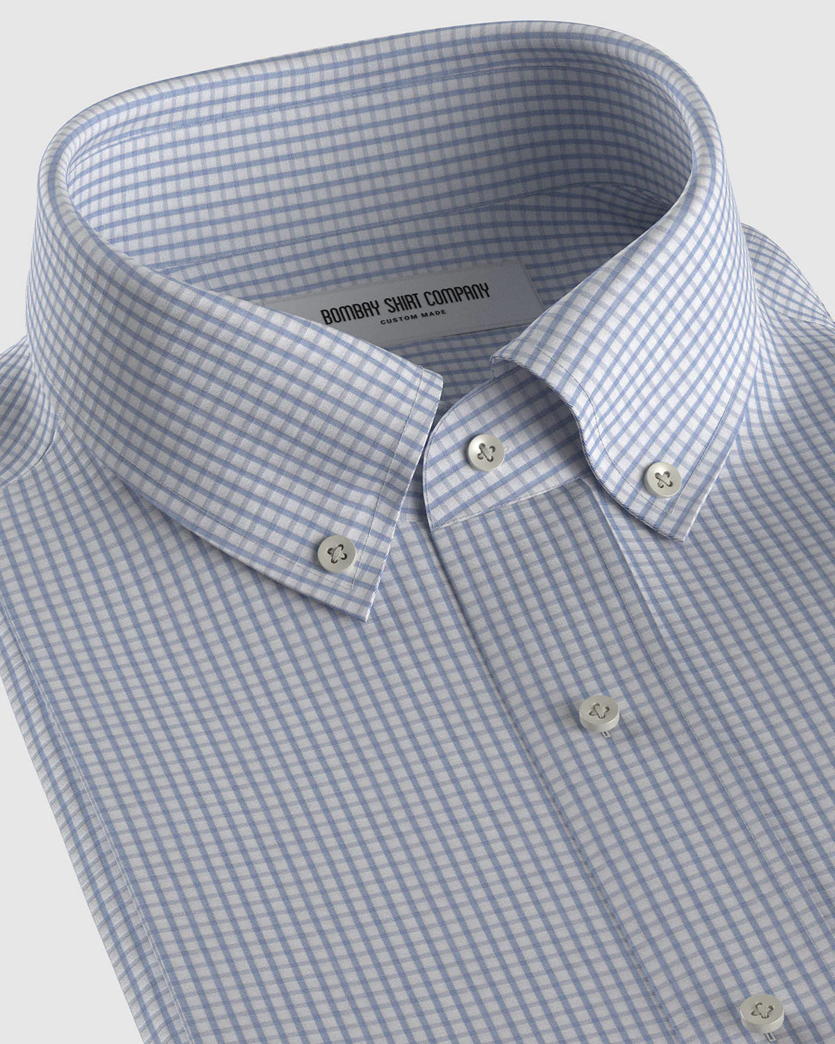 Clarion Gingham Checked Shirt - Blue