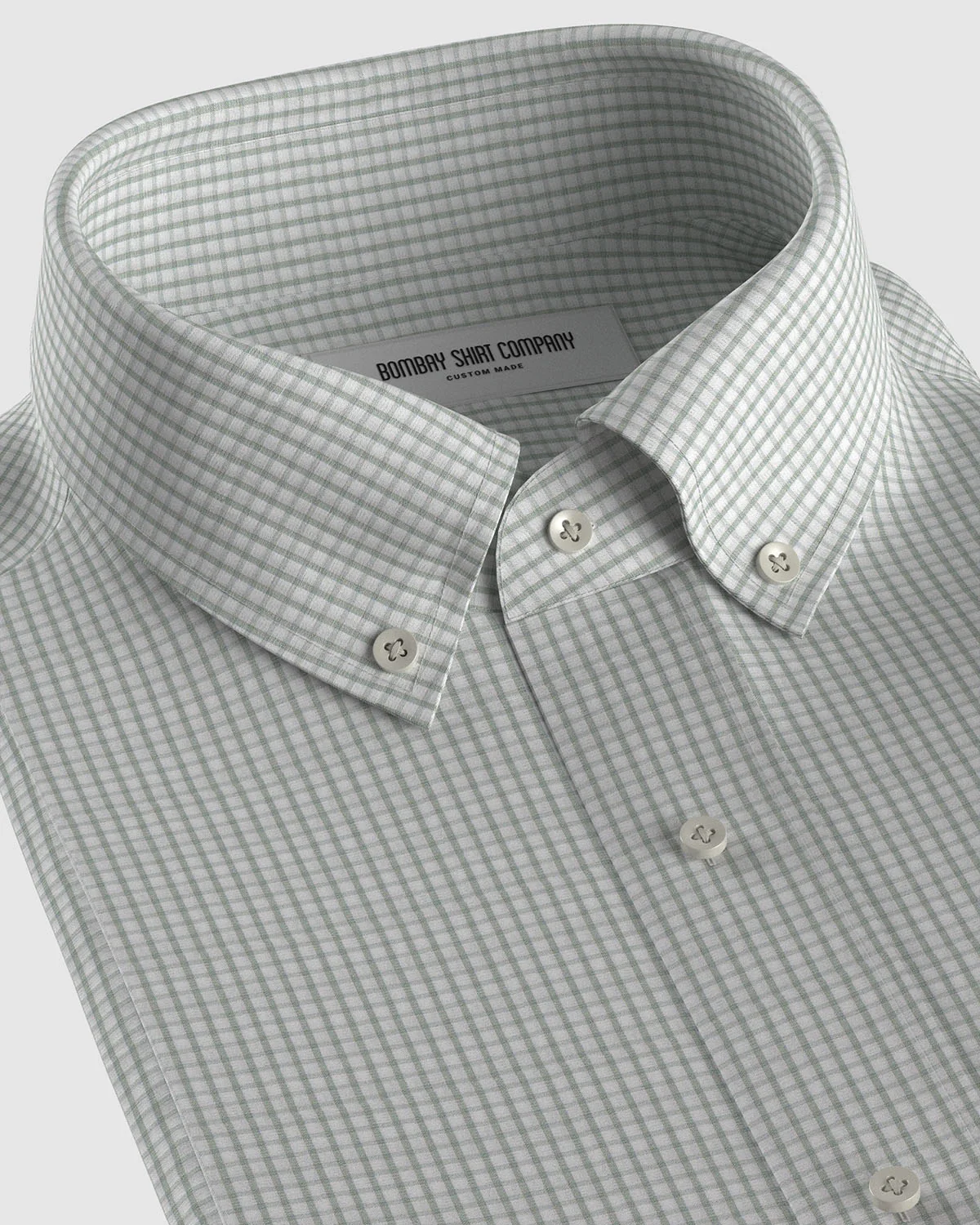Clarion Gingham Checked Shirt - Green