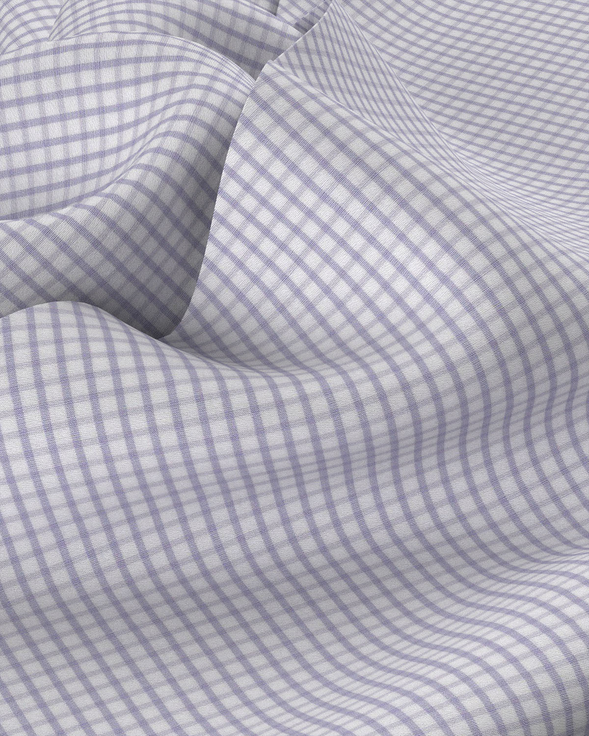 Clarion Gingham Checked Shirt - Purple - Image 3