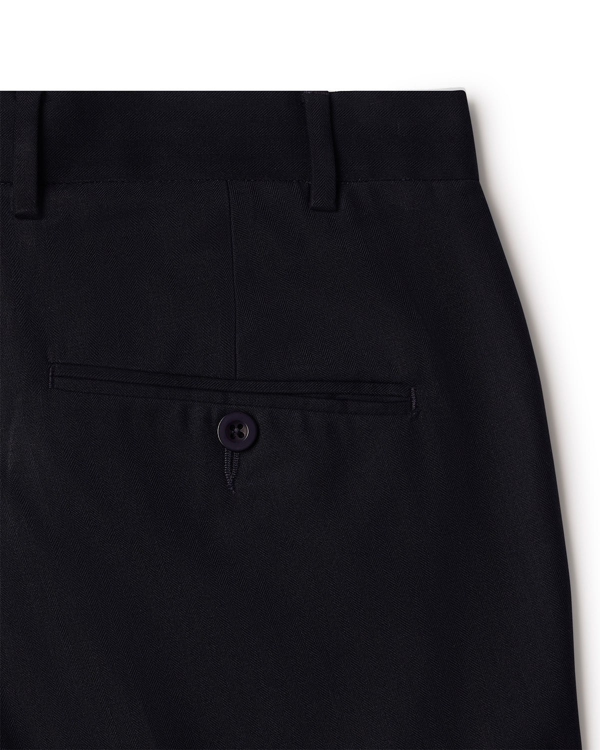 Concerto Herringbone Dress Pants - Navy - Image 4