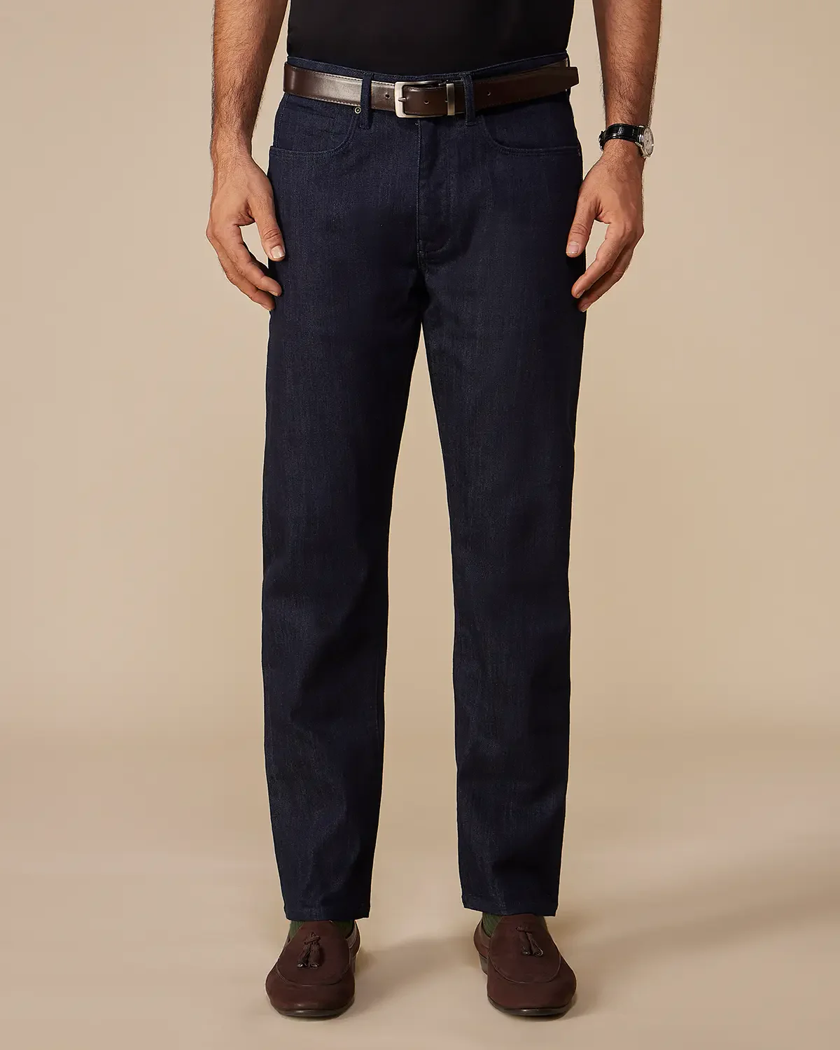Deepwater Indigo Mid-Rise Stretch Jeans