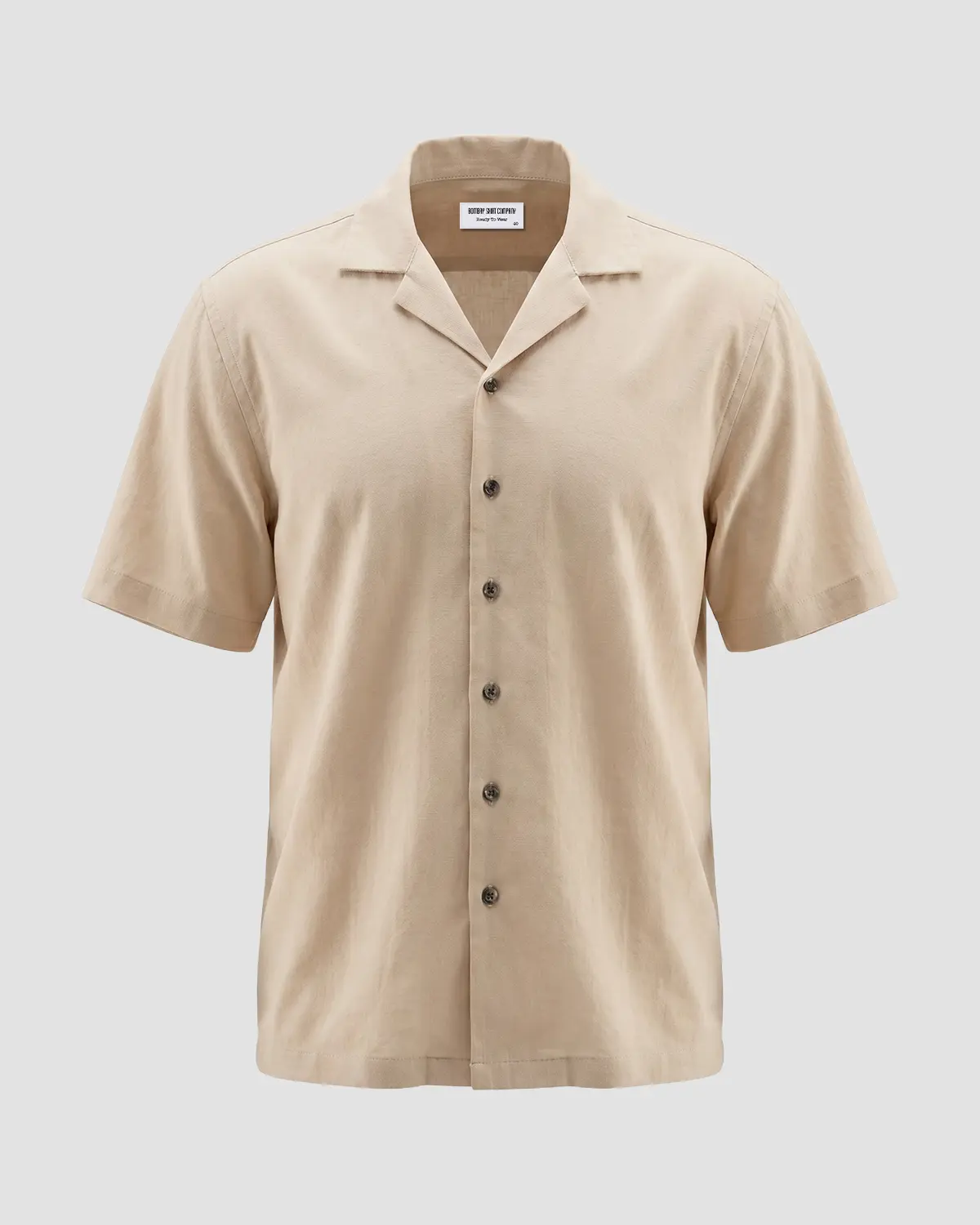 Ecru Dobby Corduroy Shirt - Image 2