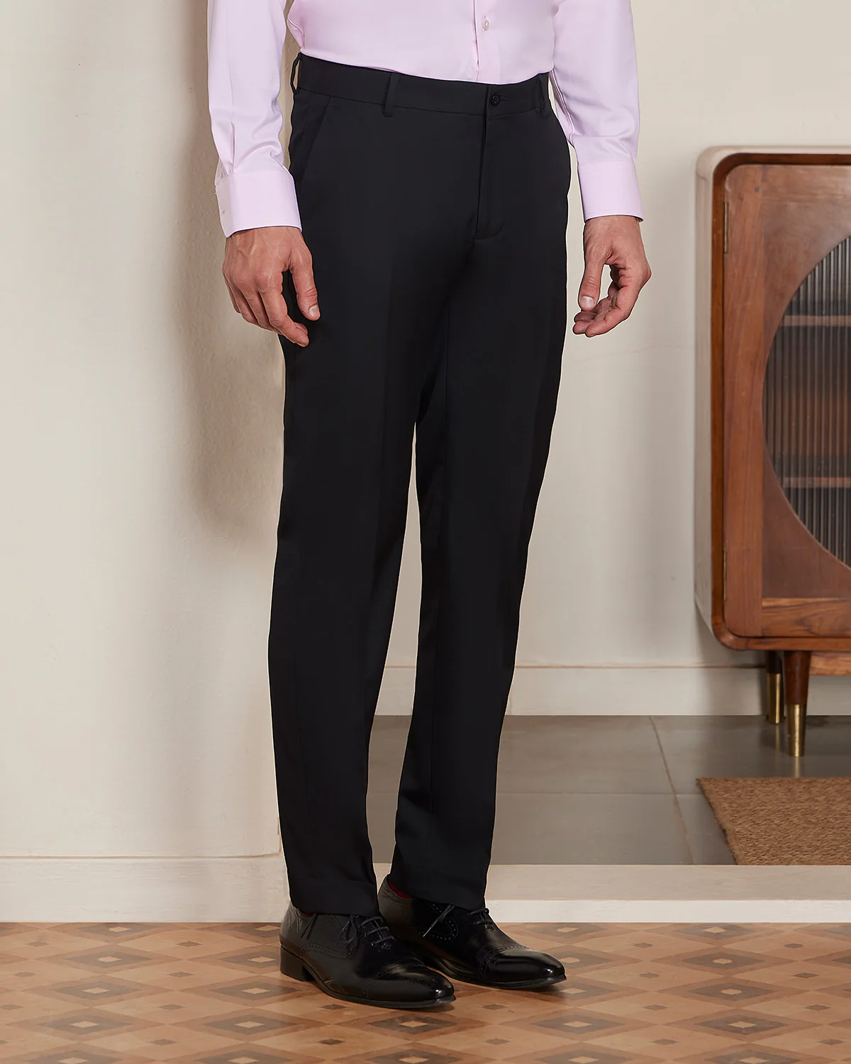 Elaris Dobby Dress Pants - Black - Image 5