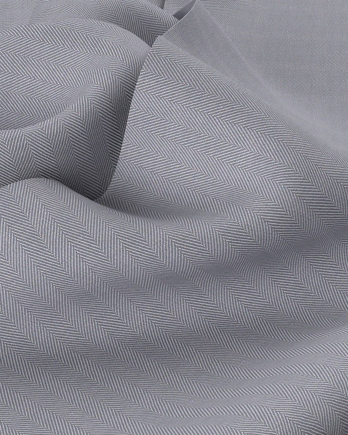 Ellara Herringbone Shirt - Grey - Image 3