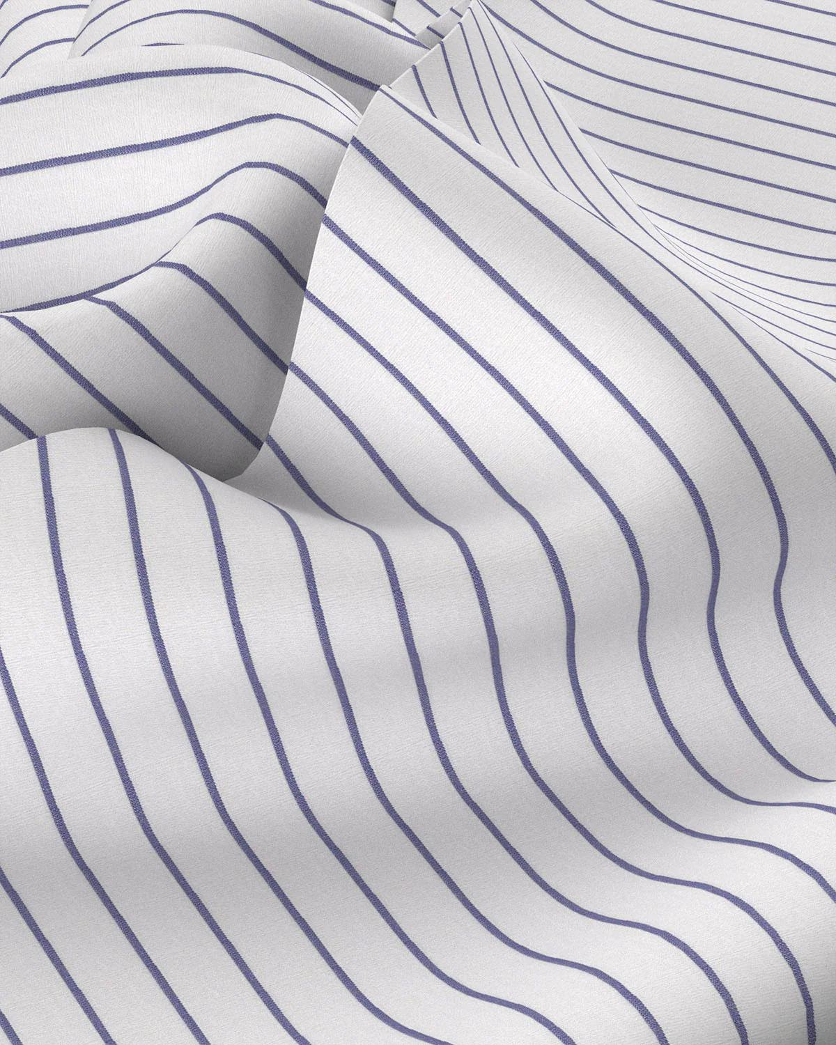 Everett Poplin Broad-Striped Shirt - Blue - Image 3