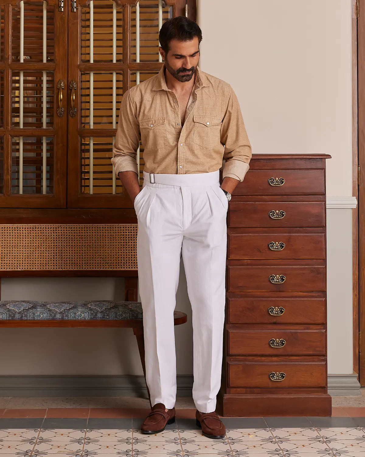 Fawn Cotton Corduroy Shirt - Image 4