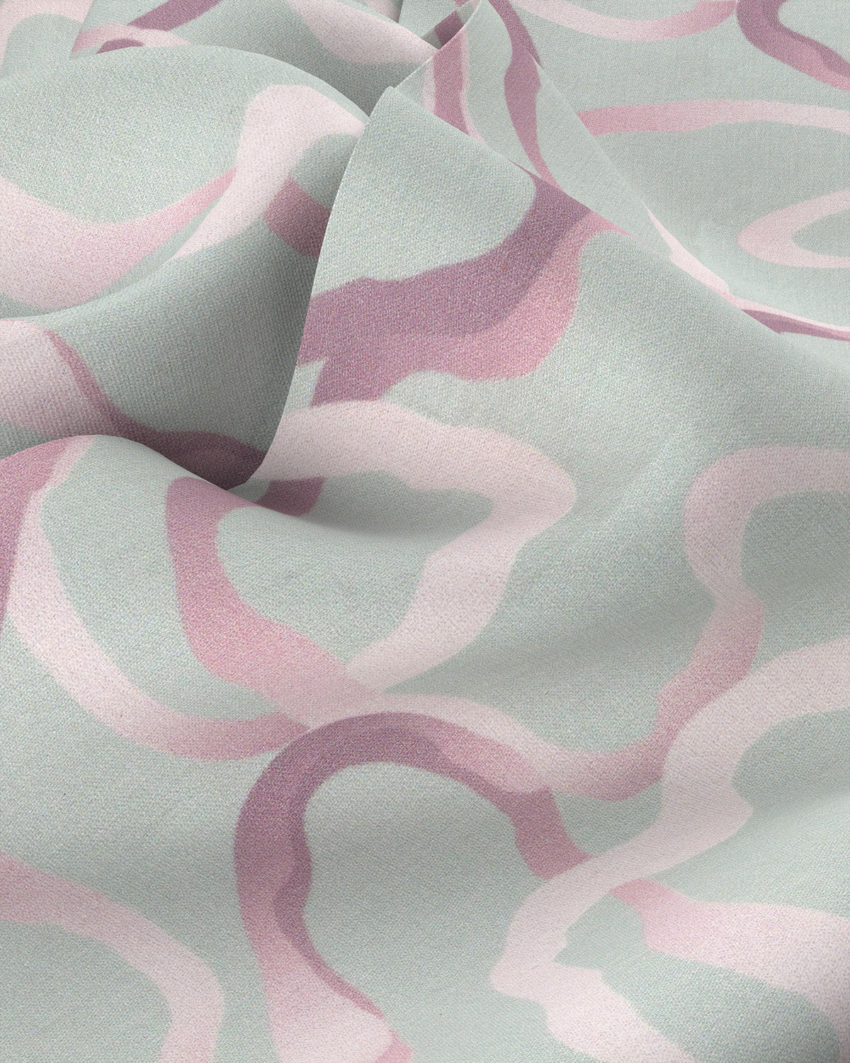 Fluid Printed Shirt - Light Green