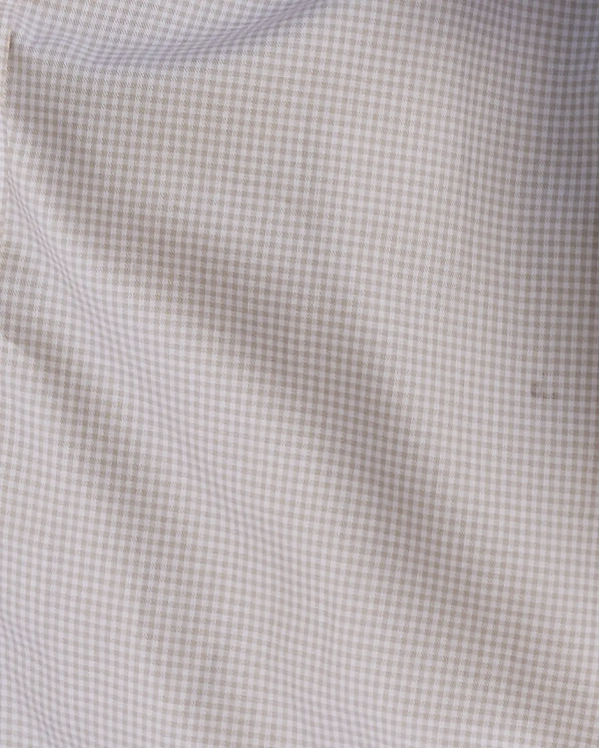 Giza Cotton Brown & White Twill Checked Shirt - Image 6